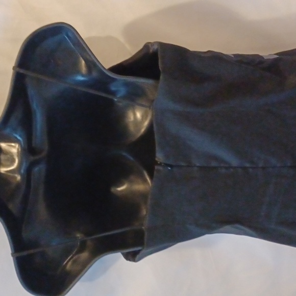 FIESTA Formals Spagetti strap dress, black & gold - Picture 4 of 7